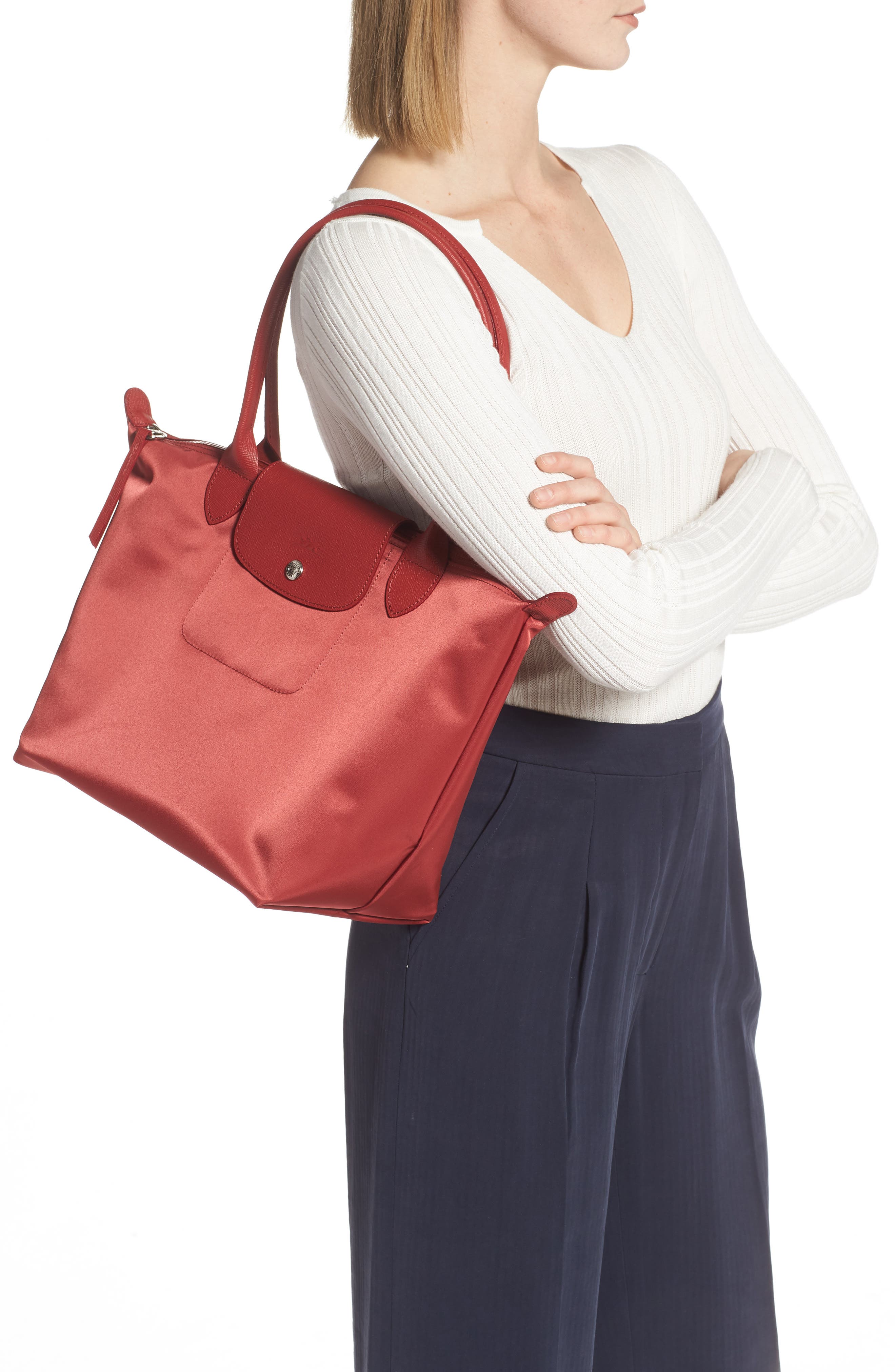 Longchamp Small Le Pliage Nylon Tote, Alternate, color, 
