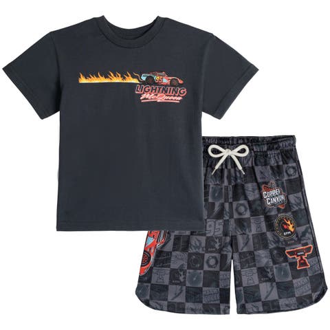 Cars Lightning McQueen Athletic 2-Piece T-Shirt and Shorts Set