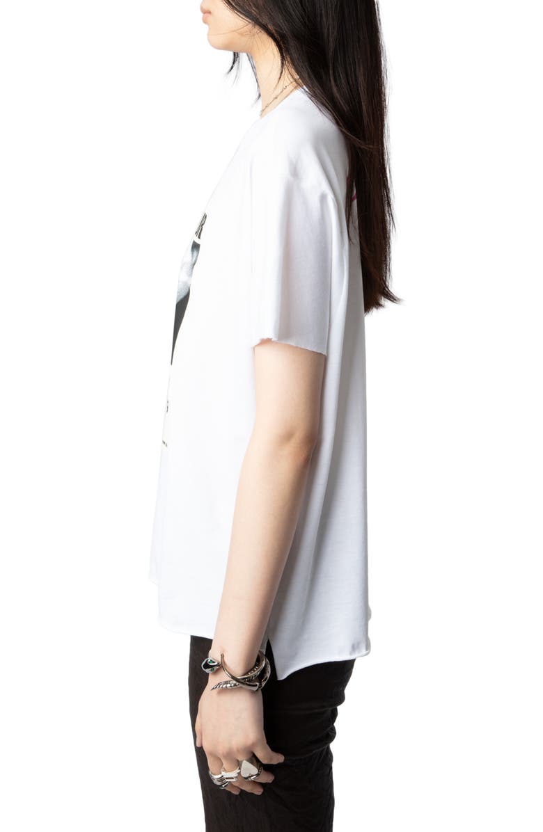 Zadig & Voltaire Tommer Imagine Tour Cotton Graphic T-Shirt, Alternate, color, 