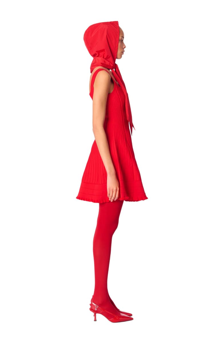 maje Mini knit dress, Alternate, color, 