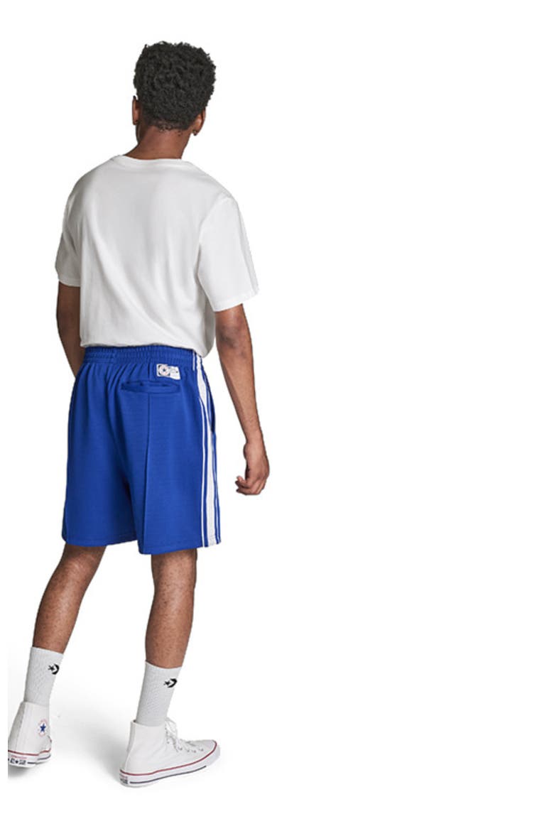 Racing Stripe Shorts, Alternate, color, CONVERSE BLUE