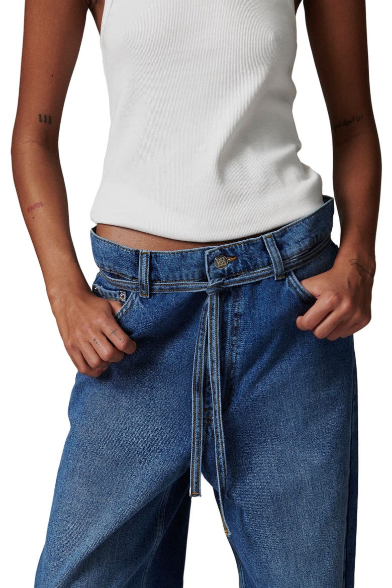 Elijah Mid Wash Denim Jeans, Alternate, color, Medium Blue
