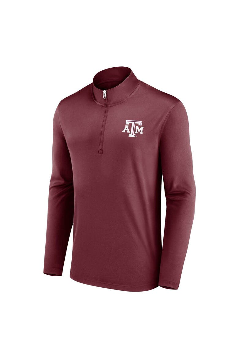 Men's Fanatics Branded Maroon Texas A&M Aggies Underdog Mindset Quarter-Zip Top, Alternate, color, Maroon