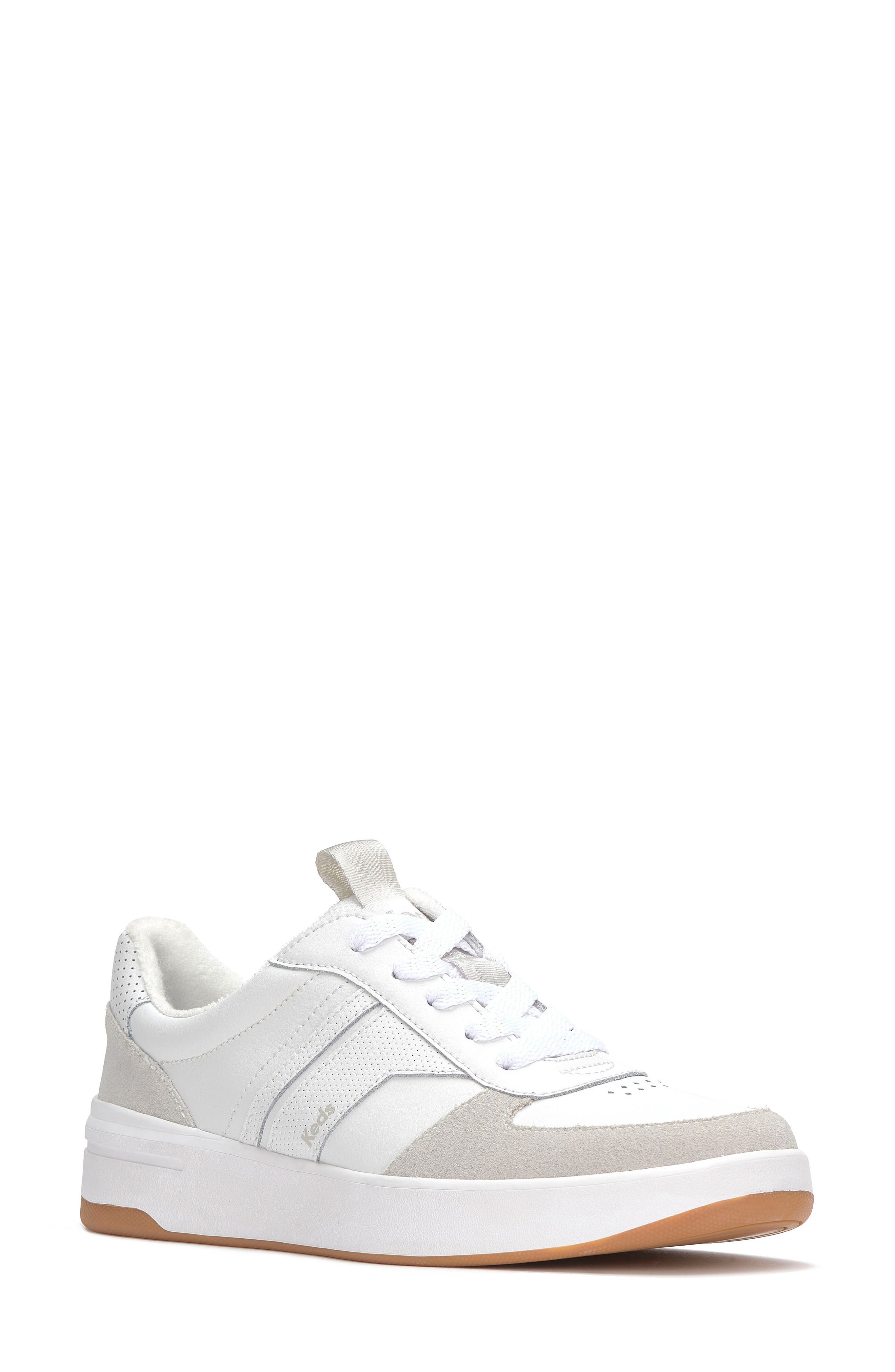 Keds<sup
®</sup
 The Court Sneaker, Main, color, Keds Whites