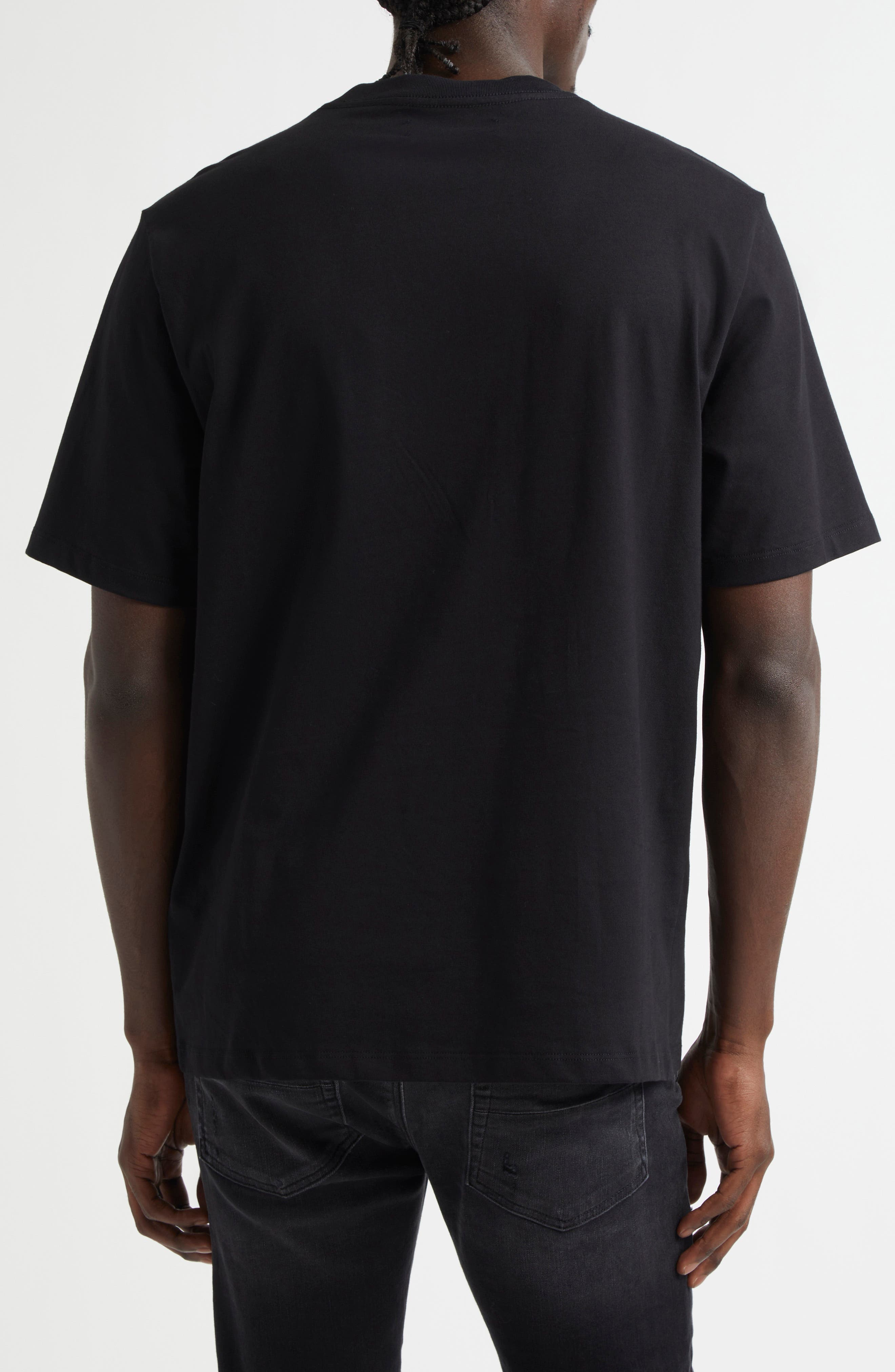 Мужские AMIRI Staggered Logo Cotton Graphic T-Shirt — фото 2