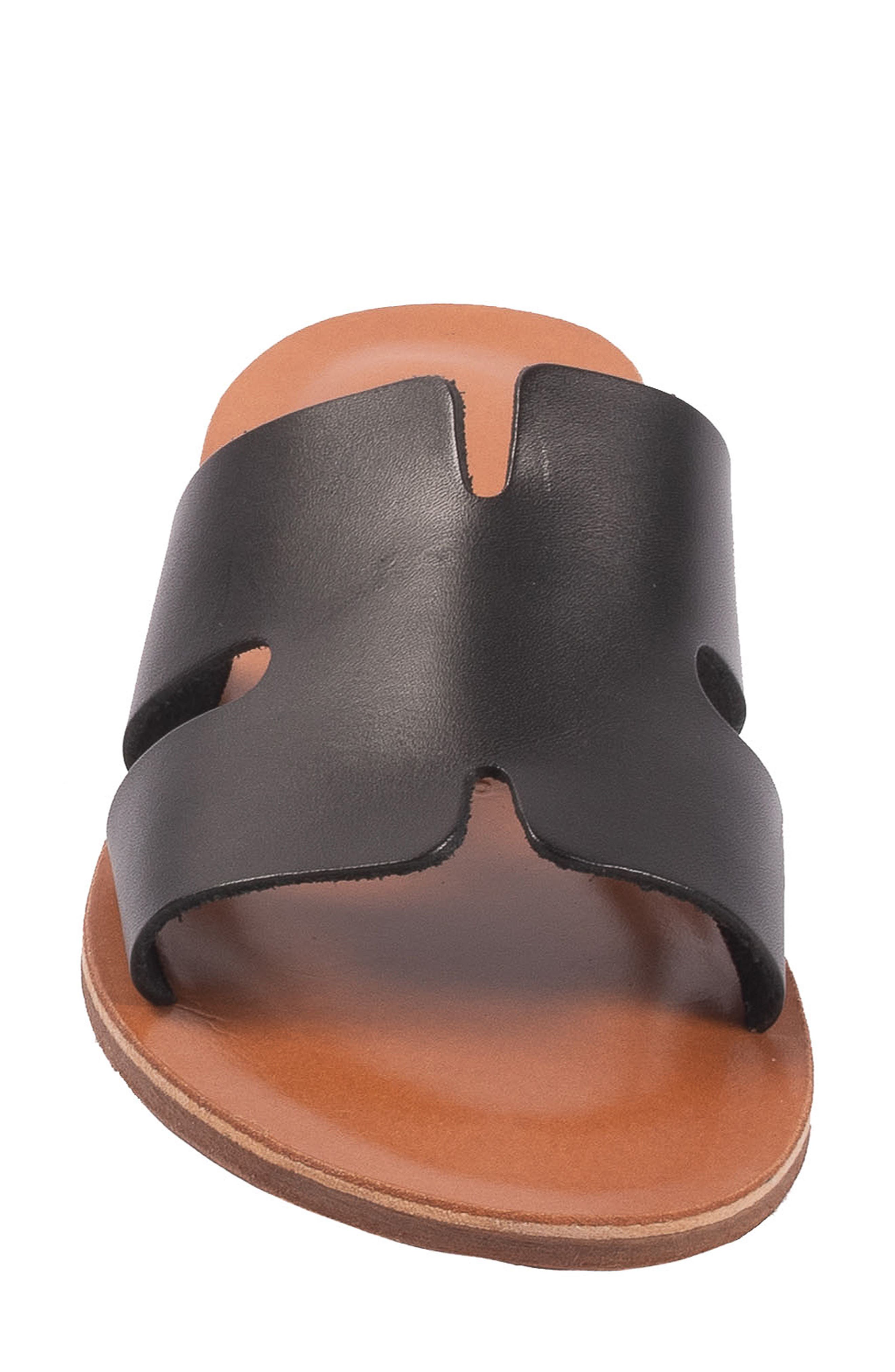 Slaye Gisele Leather Slide Sandal, Alternate, color, 