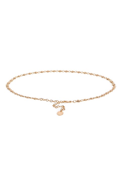 Small Western Ornament Chain Link Belt