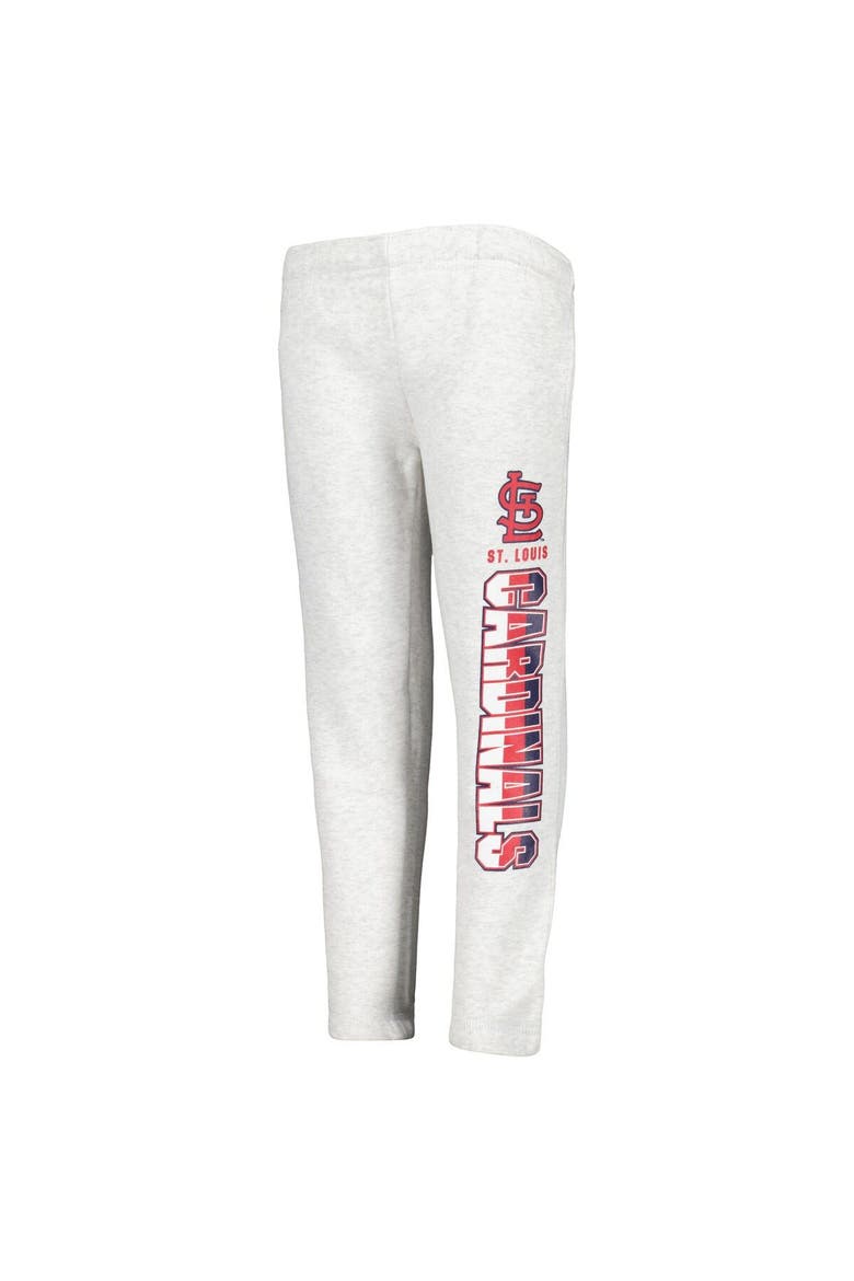 Youth Ash St. Louis Cardinals Game Time Fleece Pants, Alternate, color, Ash