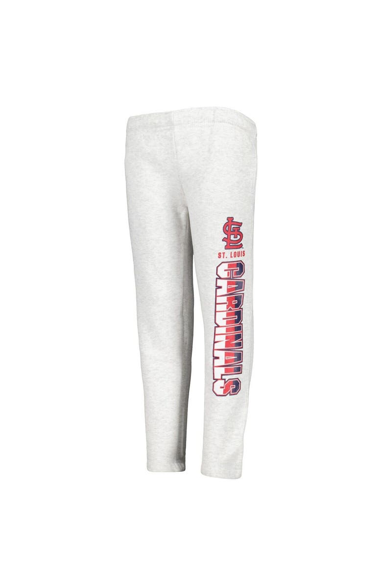 Outerstuff Youth Ash St. Louis Cardinals Game Time Fleece Pants, Alternate, color, Ash