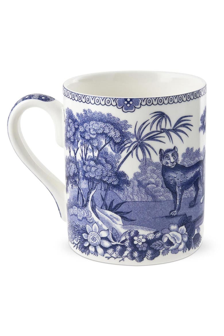 Blue Room Collection 16 Ounce Porcelain Mug, Main, color, Aesop's Fables