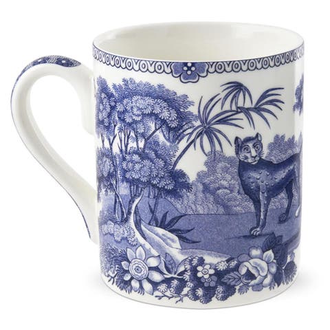 Blue Room Collection 16 Ounce Porcelain Mug