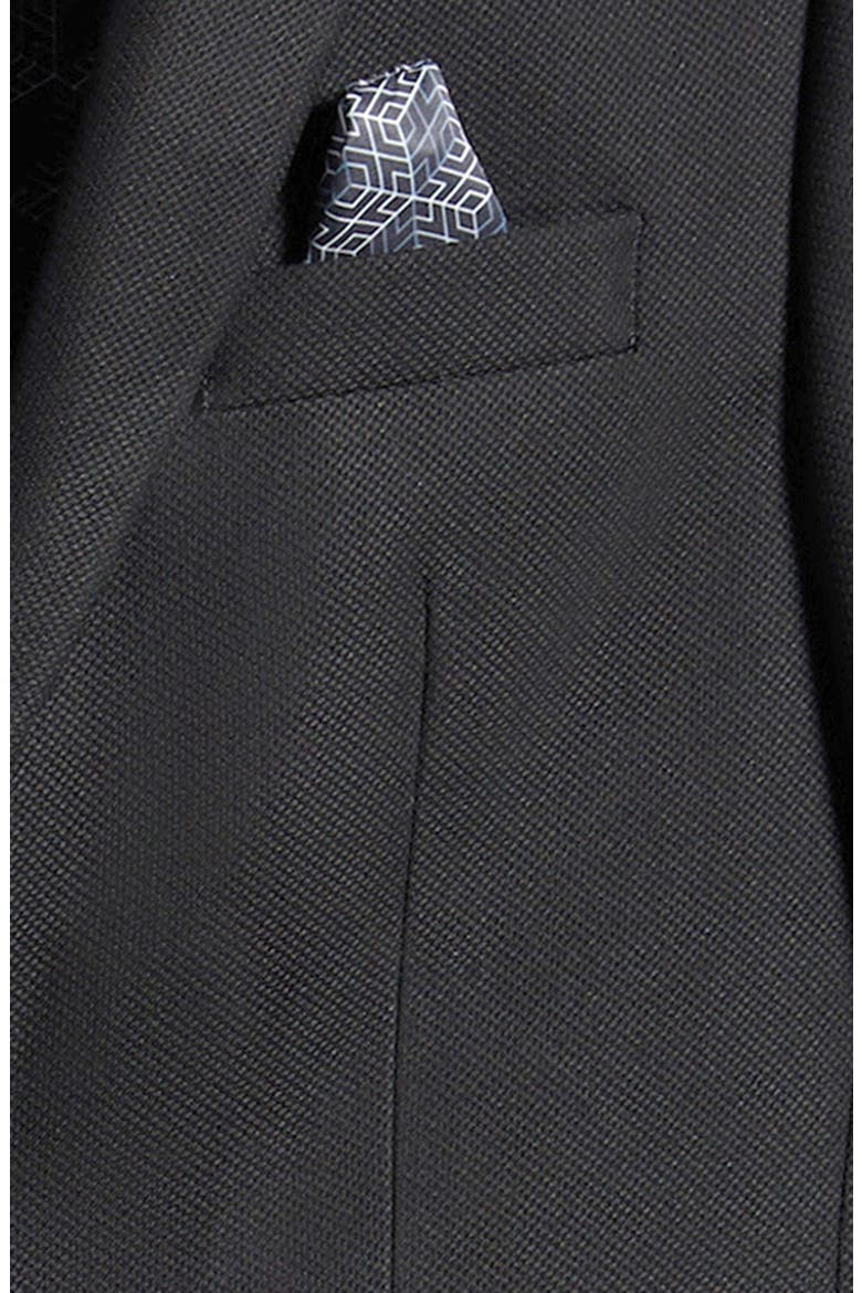 Kids' Solid Two-Piece Suit, Alternate, color, BLACK