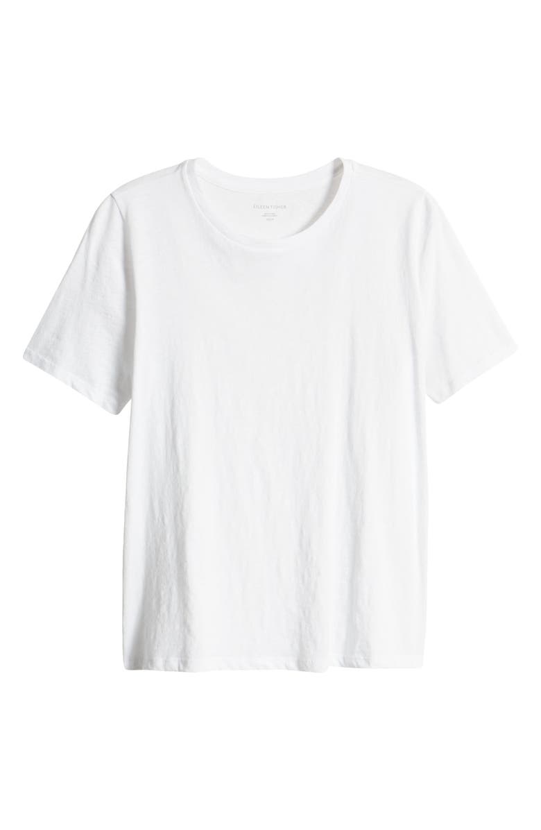 Eileen Fisher Crewneck Organic Cotton Top, Alternate, color, 