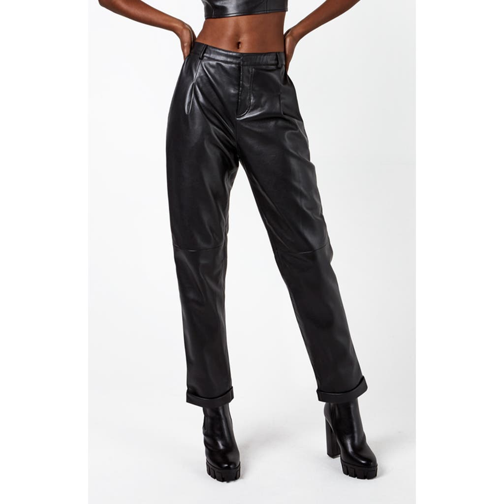 As By Df Denise Recycled Leather Trouser In Black