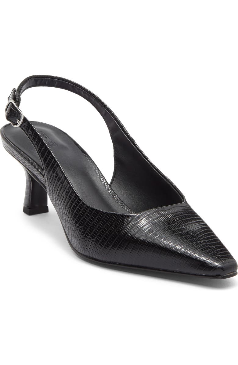 NORDSTROM RACK Gwen Pump, Main, color, Black Lizard