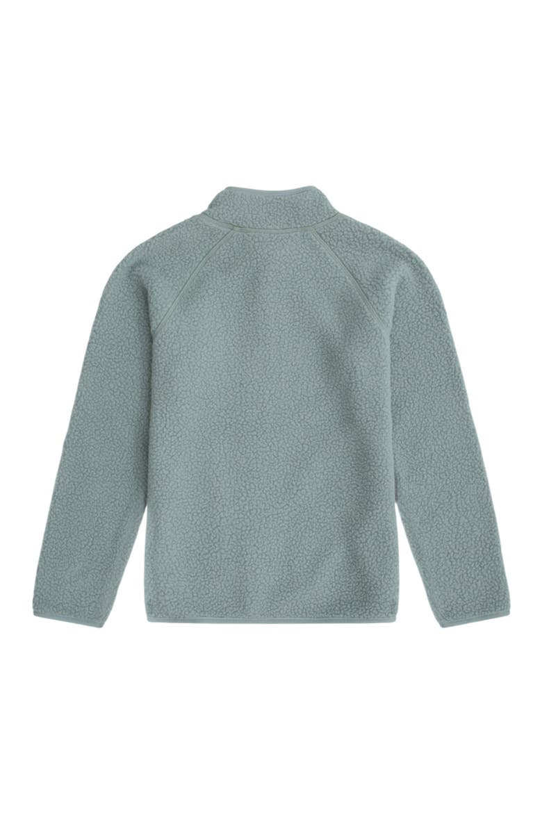 Childrens/Kids Borg Raglan Full Zip Fleece Jacket, Alternate, color, Pale Blue