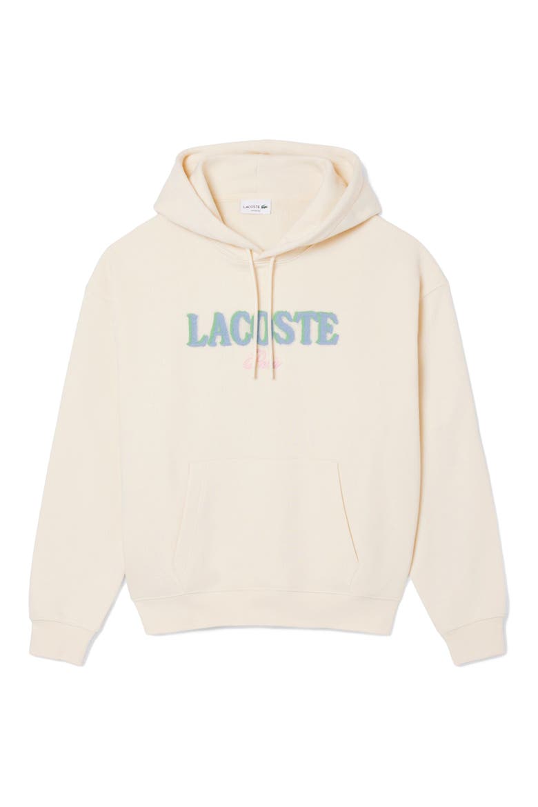 Loose Fit Fuzzy Logo Cotton French Terry Hoodie, Alternate, color, LAPLAND