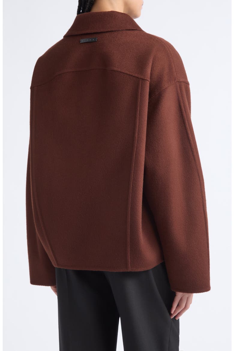 Wool & Cashmere Double Face Jacket, Alternate, color, 00M40 MARRONE