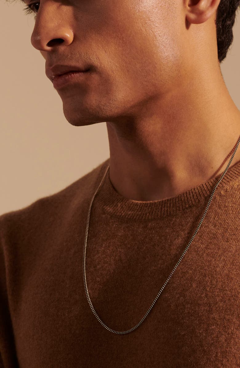 John Hardy Sterling Silver Curb Chain Necklace, Alternate, color, 