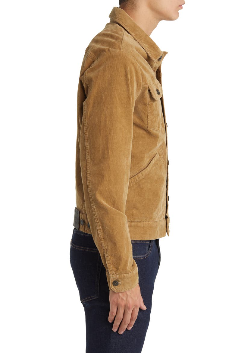 Out Corduroy Trucker Jacket, Alternate, color, KELP