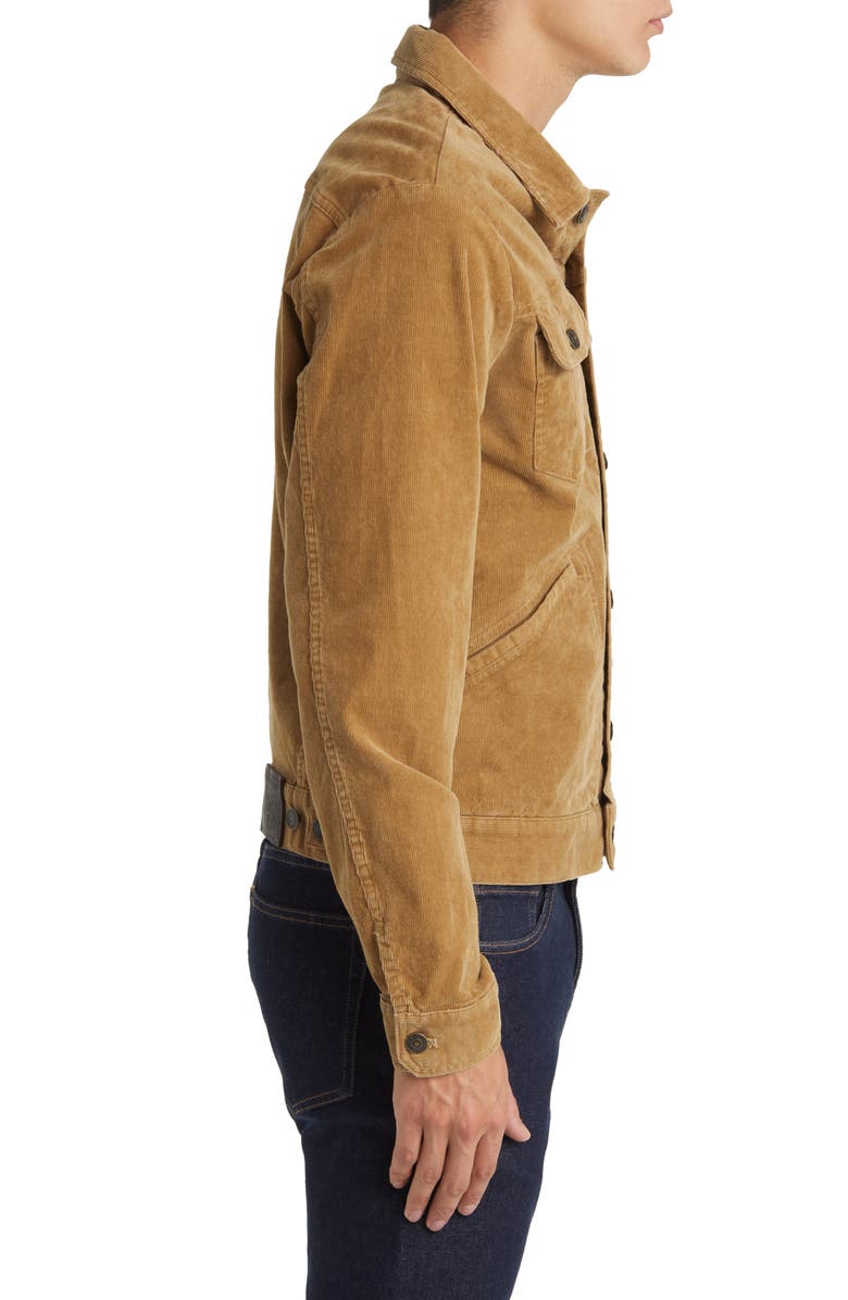 Brooks Brothers Out Corduroy Trucker Jacket, Alternate, color,
