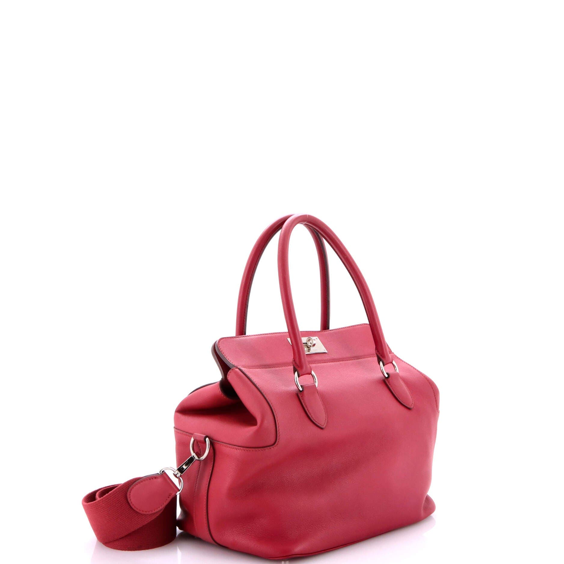 Pre-Owned Hermes Toolbox Bag Swift 26, Alternate, color, Rubis