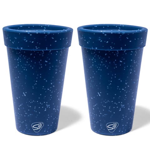 Silicone 16Oz Coffee Tumblers 2 Pack