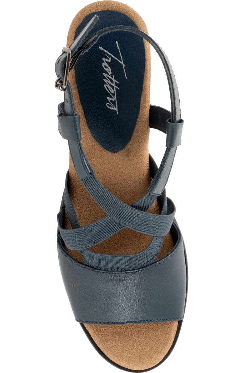 Trotters Meadow Ankle Strap Sandal, Alternate, color, Navy