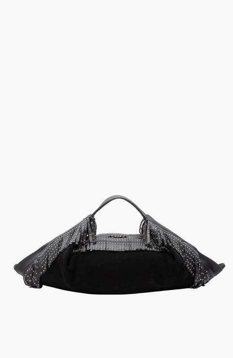 Luna Suede Fringe Bag