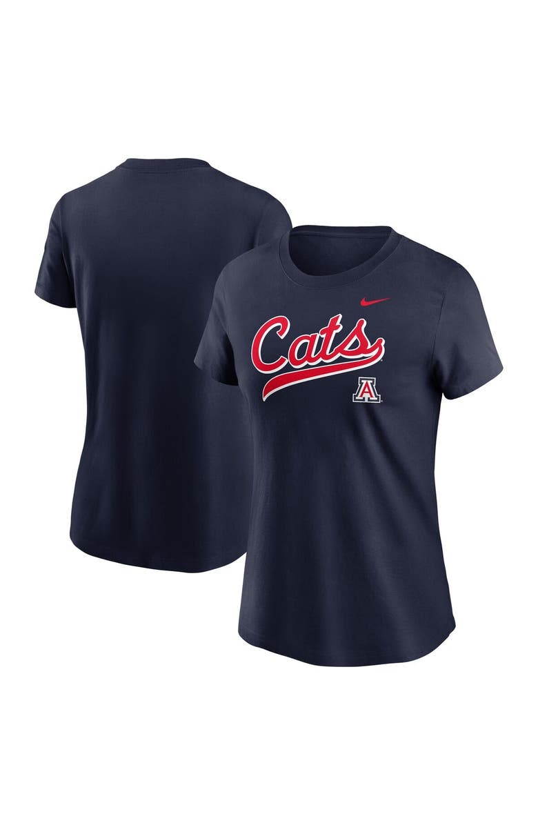 Nike Women's Nike Navy Arizona Wildcats Local Script T-Shirt, Main, color,