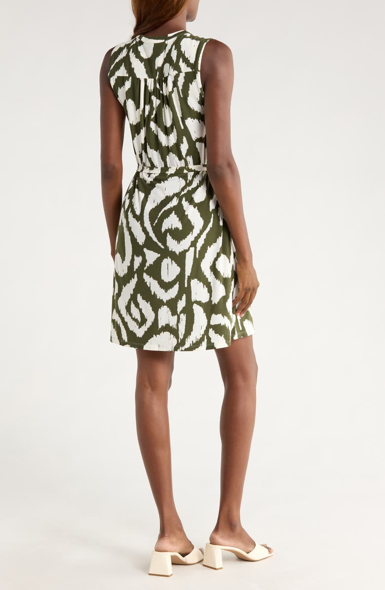 Tommy Bahama Carmela Ikat Print Dress, Alternate, color, Palm Verde