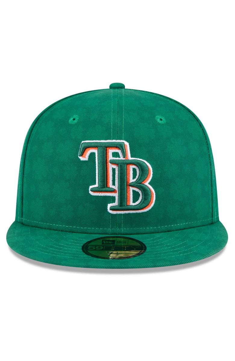 New Era Men's New Era Kelly Green Tampa Bay Rays St. Patrick's Day 59FIFTY Fitted Hat, Alternate, color, 