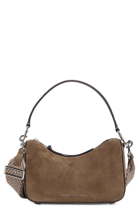 Suede Drifter Small Convertible Shoulder Bag