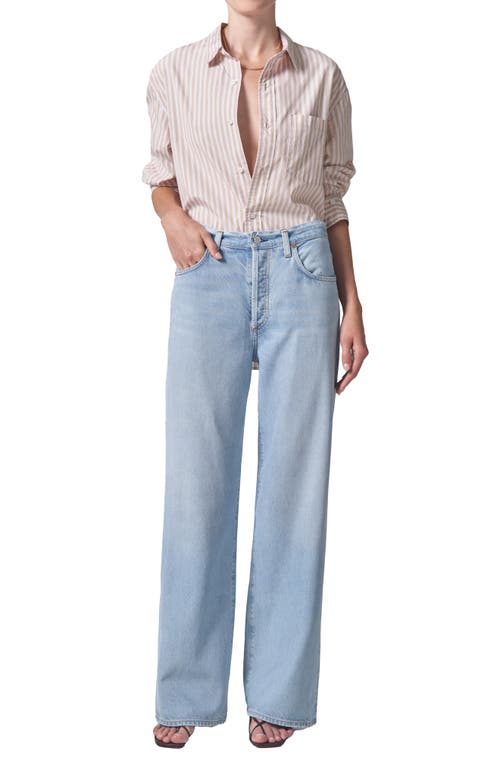 CITIZENS OF HUMANITY CITIZENS OF HUMANITY KAYLA MESA STRIPE OVERSIZE BUTTON-UP SHIRT 