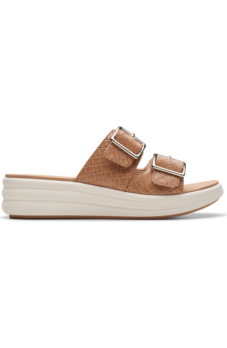 Clarks<sup>®</sup> Drift Buckle Slide Sandal, Alternate, color, Warm Beige