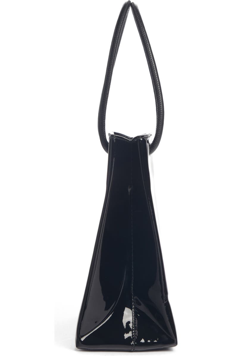 Balenciaga Extra Extra Small AJ Logo Leather Shopper Tote, Alternate, color,