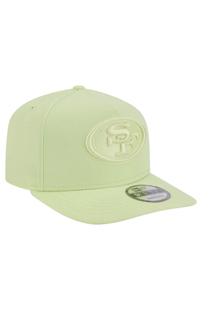 New Era Men's New Era Light Green San Francisco 49ers Color Pack 9FIFTY Snapback Hat, Alternate, color, Light Green