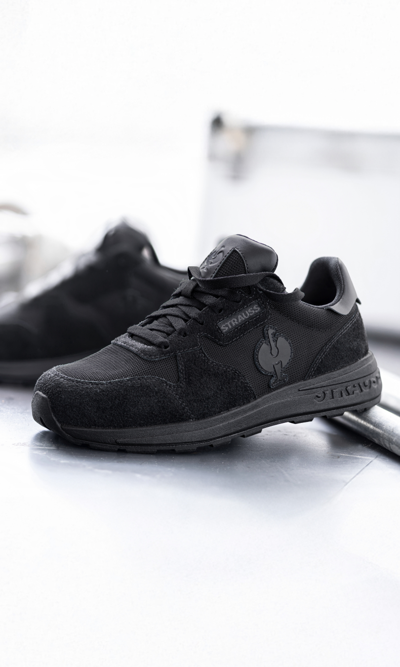 Canberra Steel Toe Work Shoe, Alternate, color, Black