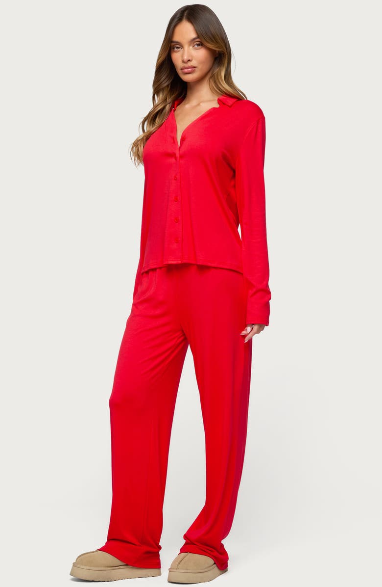 EDIKTED Justina Lounge Pants, Alternate, color, 