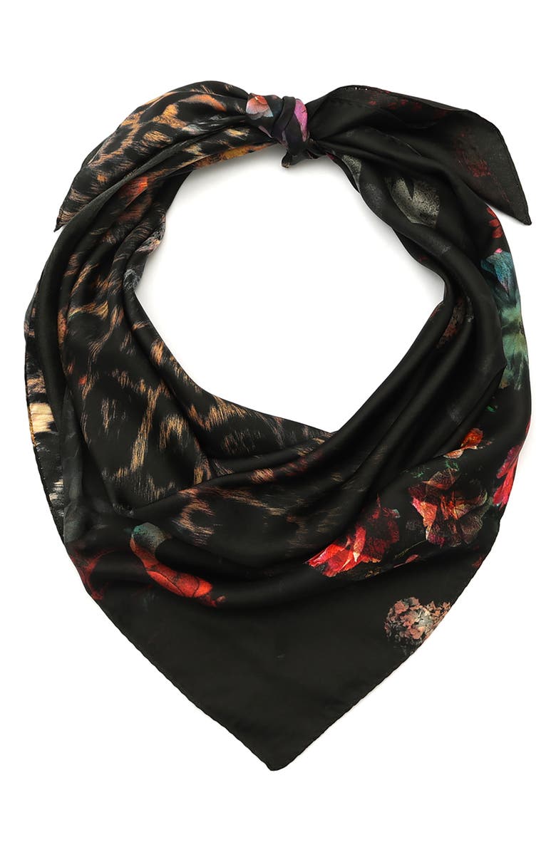 AllSaints Charm Jinx Mix Square Scarf, Alternate, color,