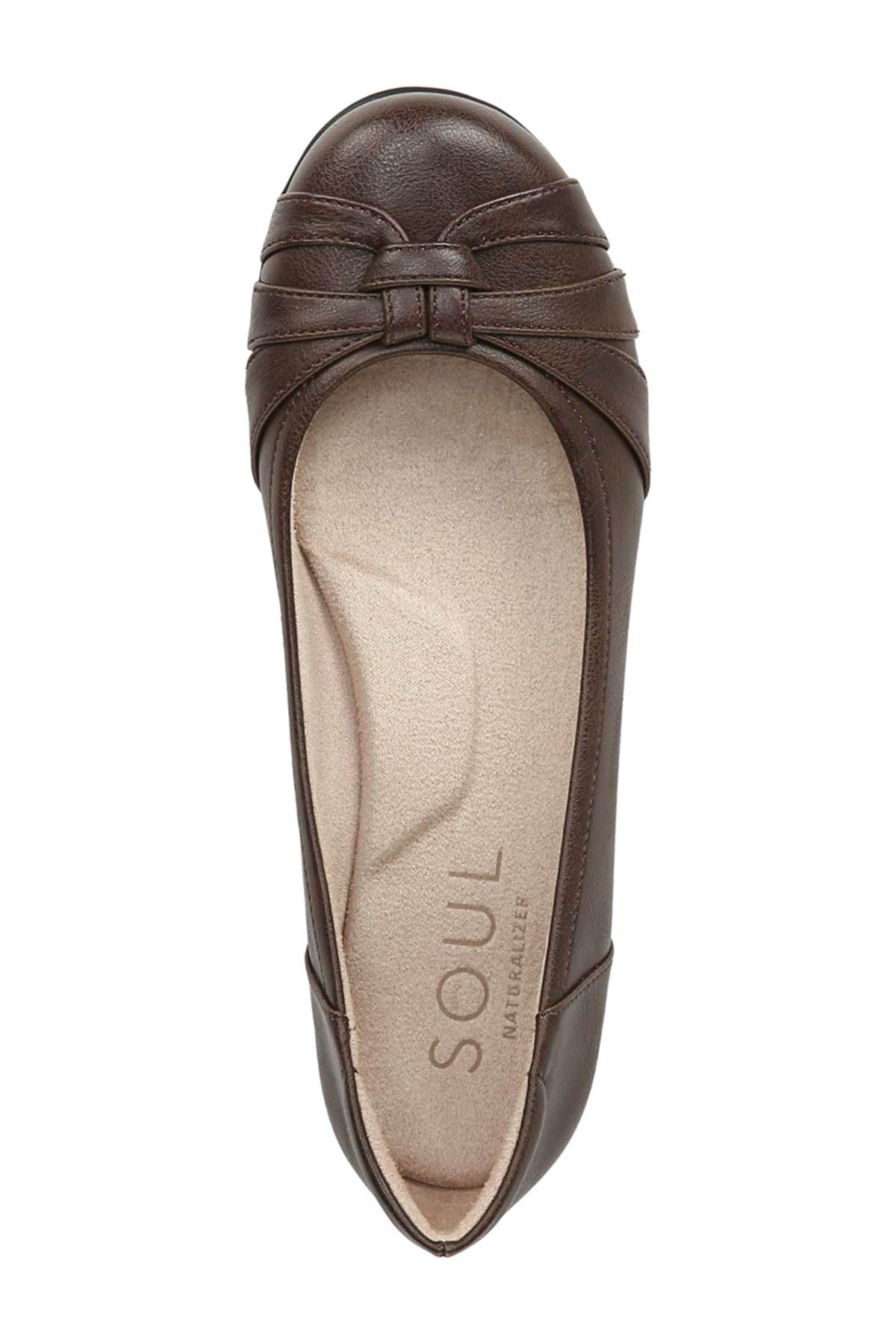SOUL NATURALIZER Gift Knotted Toe Flat - Wide Width Available, Alternate, color, Dark Brown