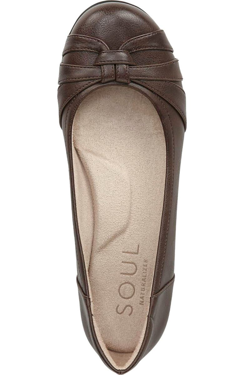 SOUL NATURALIZER Gift Knotted Toe Flat - Wide Width Available, Alternate, color, Dark Brown