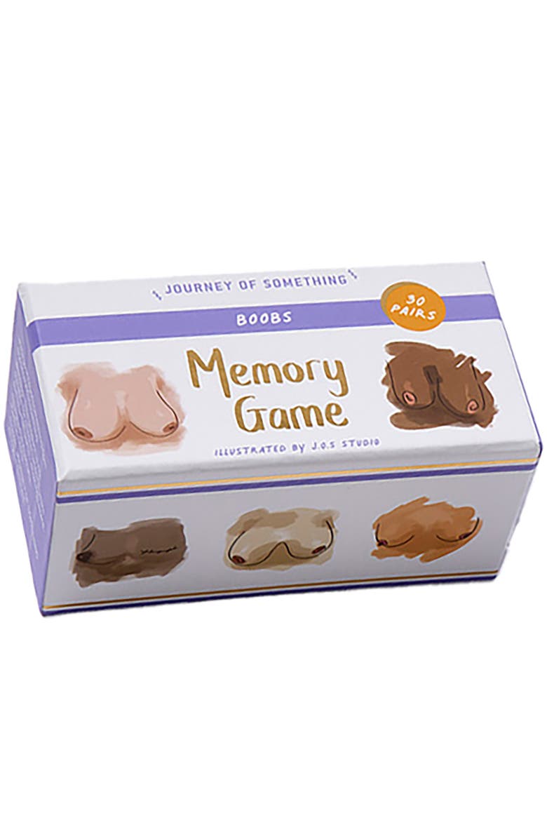 Journey of Something Boobs Memory Game, Stylish Adults Party Game, 30 Cards, Main, color, Multicolored