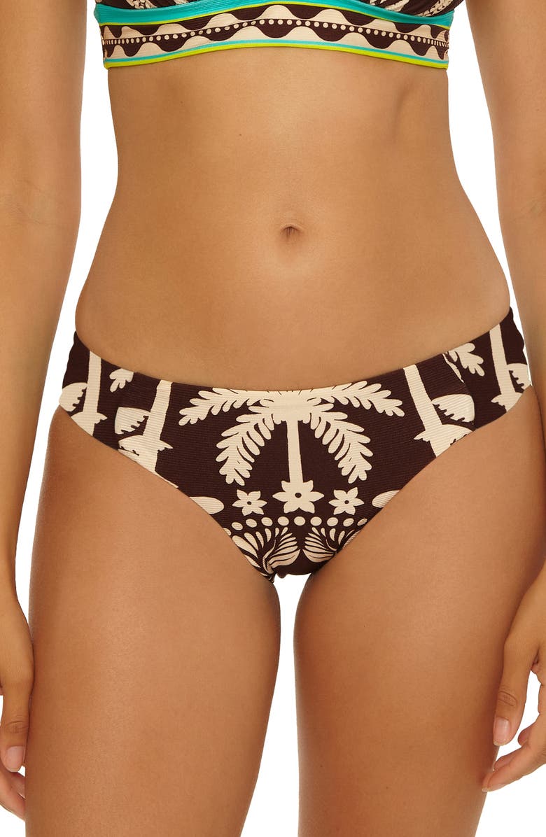Trina Turk Syros Tab Side Hipster Bikini Bottoms, Main, color, Multi