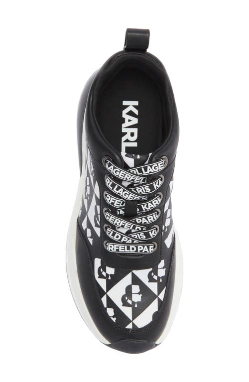 Karl Lagerfeld Paris Deva Lace-up Sneaker In Multi