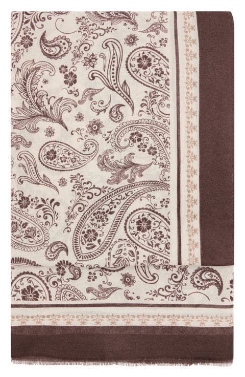 Paisley Print Scarf