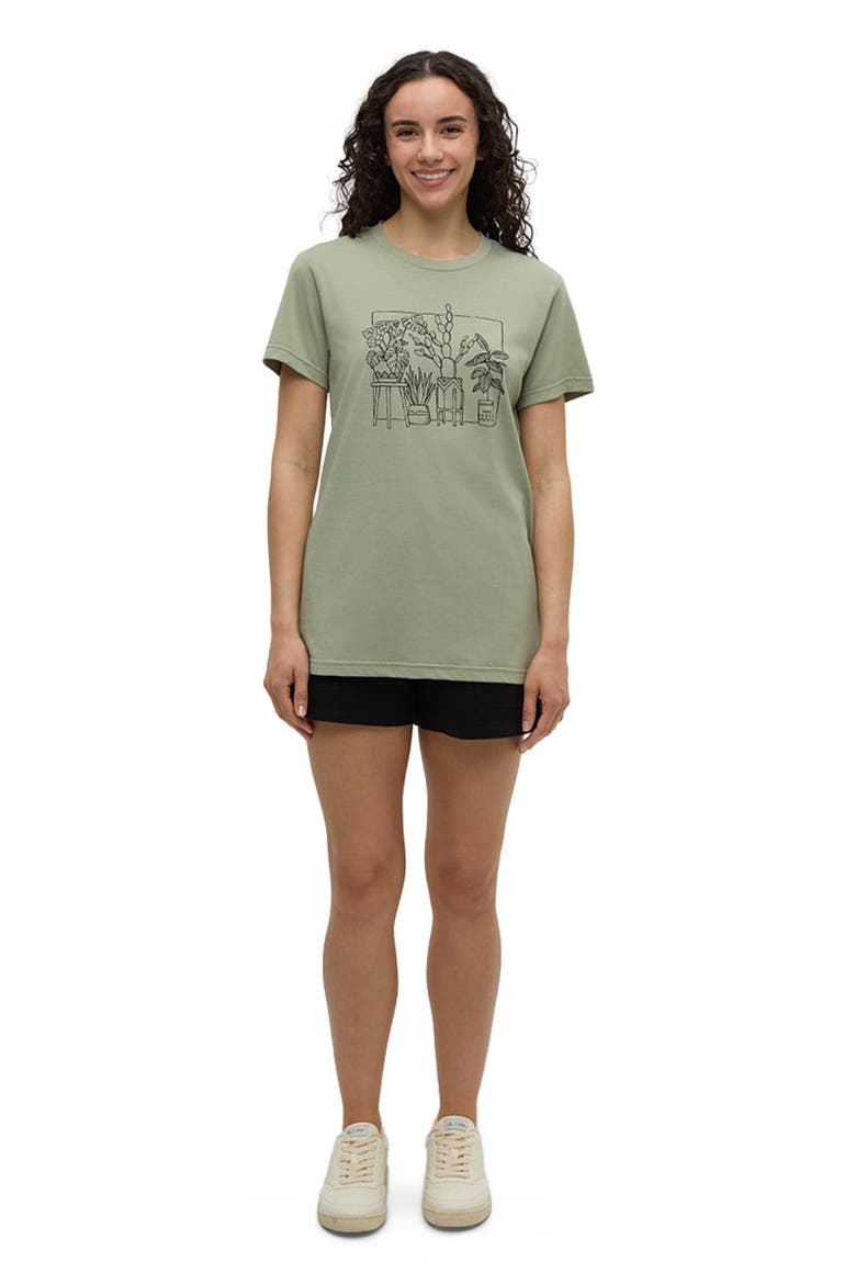 Plant T-Shirt, Main, color, Light Moss/Meteorite Black