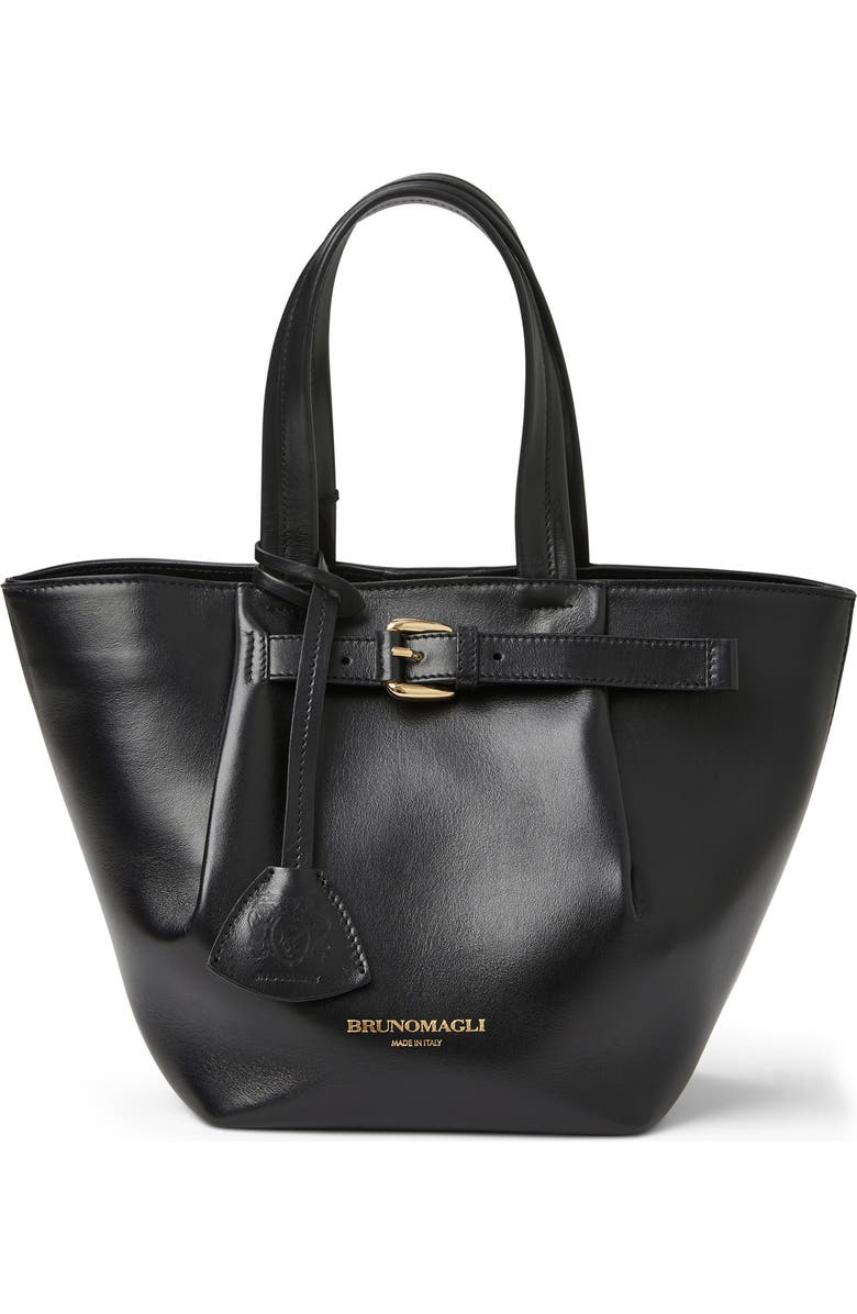 Bruno Magli Tessa Mini Leather Satchel, Main, color,