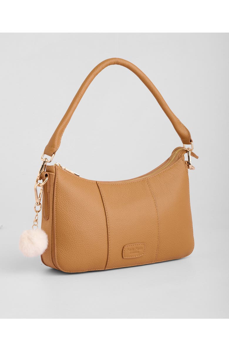 Pom Pom London Edgware Crossbody Bag, Main, color, Maple