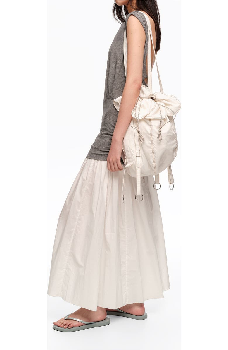 Bimba y Lola Large Petalo Shoulder Bag, Alternate, color, White